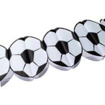 Guirnalda de papel pelotas de fútbol